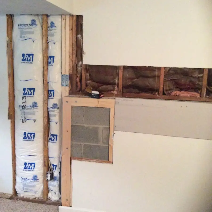 Wall insulation replacement during Odor Removal & Deodorization in Westwood Lakes